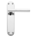 Cesano Polished Chrome Lever on Backplate Latch